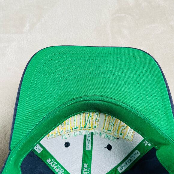 Notre Dame Fighting Irish Hat Cap Men's OSFM Blue Zephyr Snapback Football NCAA - Picture 5 of 7